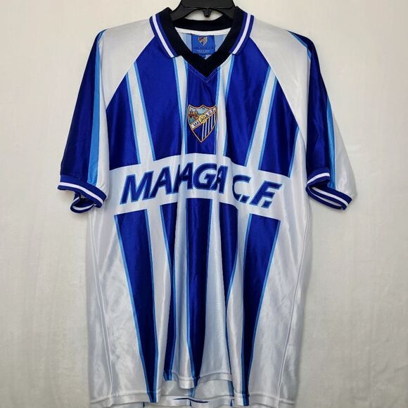 Vintage Malaga CF Rufete Soccer Jersey Size XL - Picture 1 of 12